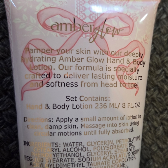Amber Glow Hand & Body Lotion Set-3pcs - Picture 6 of 10